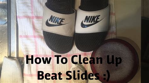 How to clean dirty Versace slides 